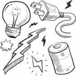 Electrical Clipart Black And White – Pencil And In Color ...