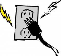 Clipart - Electrical outlet and plug