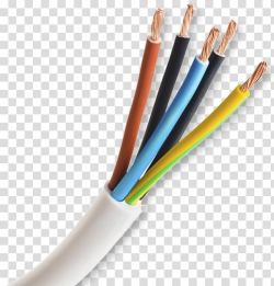 Multicolored coated wire, Electrical cable Electrical Wires ...