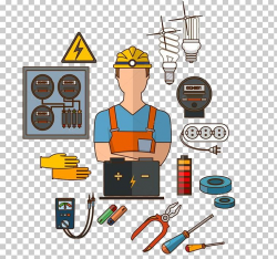 Electrician Electricity Electrical Engineering PNG, Clipart ...