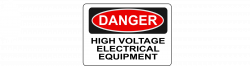 Clipart - Danger - High Voltage Electrical Equipment