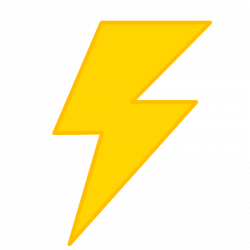 Yellow Lightning Bolt Clipart #44066 - Free Icons and PNG Backgrounds