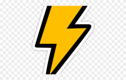 Lightning Clipart Lightning Strike - Lightning Sticker Png ...
