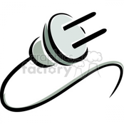 electrical plug clipart. Royalty-free clipart # 173722