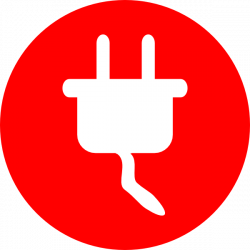 Electric Power Plug Icon Clip Art at Clker.com - vector clip art ...