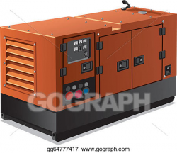 Vector Stock - Industrial power generator. Clipart ...