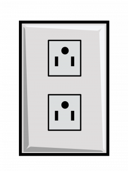 Clipart - Power Outlet, US