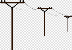 Overhead power line Electric power Electricity , pole ...