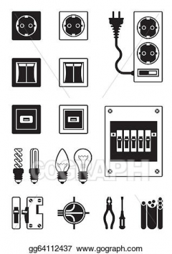 Vector Art - Electrical network devices . EPS clipart ...
