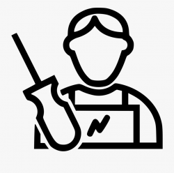 Electrician Clipart Female - Electrical Engineering Icon Png ...