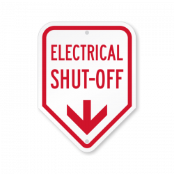 Electric Shut Off Signs