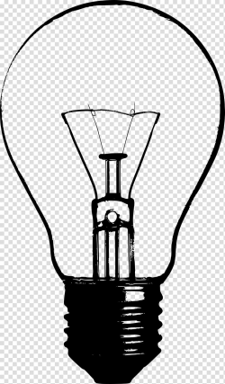 Incandescent light bulb Drawing , nature transparent ...