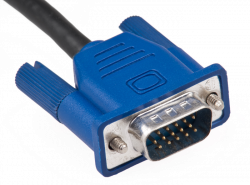 Vga cable - /computer/hardware/connectors/connectors_2/Vga_cable.png ...