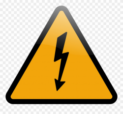 Electricity Voltage Energy - Warning Sign Emoji Clipart ...