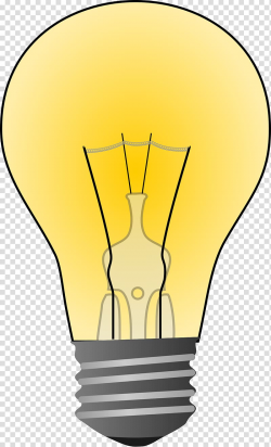 Incandescent light bulb Lamp , Light bulb transparent ...
