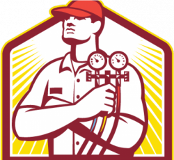 Electrician Clipart Furnace Repair - Air Conditioning - Png ...