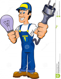 Download cartoon images of electrician clipart Electrician ...