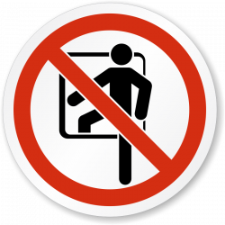 ISO Prohibited Actions Labels | Prohibition Symbols