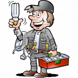 Electrician Handyman with Electrical Tools