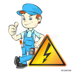 Electrician for repair vector - Buy this stock vector and ...