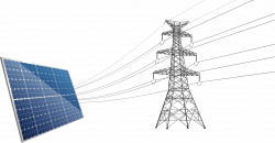 Transmission tower Clip art - solar energy generation 2578*1350 ...