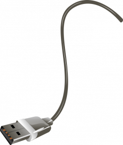 Clipart - USB Cable Remix