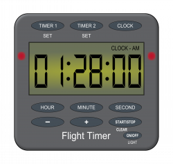 Clipart - Backlight Flight Timer