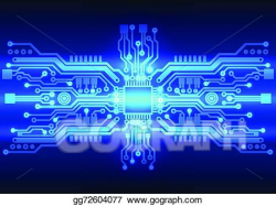 Vector Stock - Abstract technology circuit board background ...