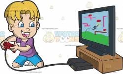 Free Video Game Clipart kid electronics, Download Free Clip ...