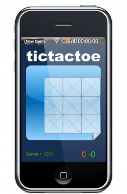 Public Domain Clip Art Image | Javascript Phone Tictactoe Game | ID ...