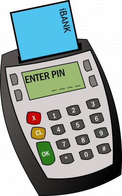 Clipart - Chip and Pin Machine