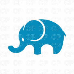 Elephant SVG Cut Files, Elephant Clipart, Elephant Monogram Frames Cut  Files for Cricut, Silhouette Studio_Digital Download
