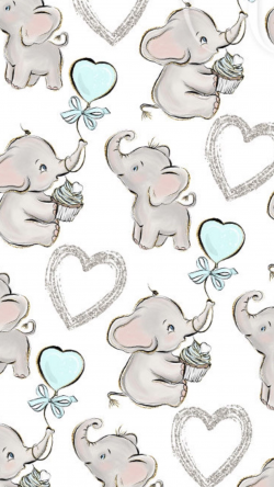 Fofis♥️ | cute | Elephant, Cute wallpapers, Elephant wallpaper