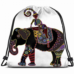 Amazon.com | girl sitting on elephant back ethnic ...