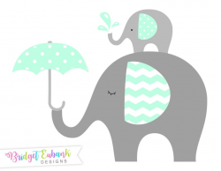 Elephant clipart, Baby elephant clipart, Elephant clipart, mint, baby  shower clipart, baby clipart, Commercial Use, INSTANT DOWNLOAD