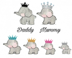family mummy daddy kids elephants 4kids...