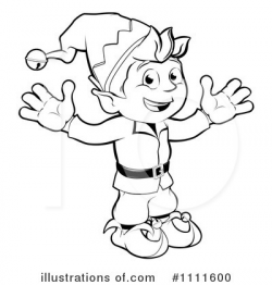 Christmas Elf Clipart #1111600 - Illustration by ...