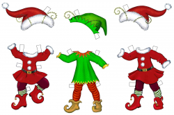 elf cut out patterns | chickpeastudio has these elves that ...