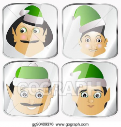 Vector Stock - The elves a couple different lot button key ...