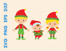 Little elves SVG Christmas elf svg Christmas elf clipart Elves svg Elf cut  files