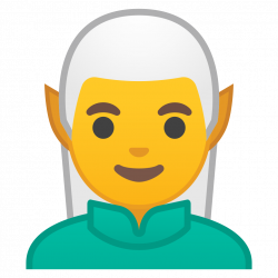 Man elf Icon | Noto Emoji People Stories Iconset | Google