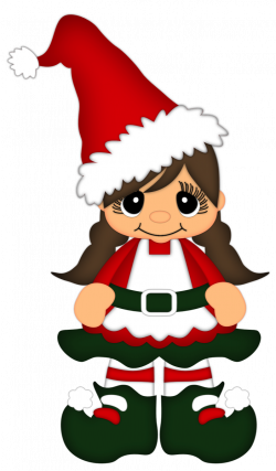 Christmas Elf Girl from Scrap Factory | Free svg Christmas ...