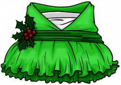 Holly Elf Dress | Club Penguin Wiki | FANDOM powered by Wikia