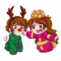 Holiday Sweaters (Gravity Falls) by CairolingH on DeviantArt