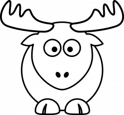 28+ Collection of Elk Cartoon Drawing | High quality, free cliparts ...