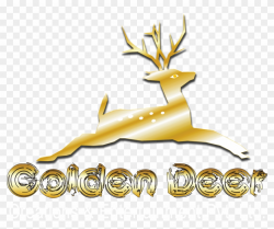 Dear Clipart Golden Deer - Golden Deer, HD Png Download ...