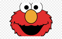 Sesame Street Clipart Monsters - Elmo Face No Background ...