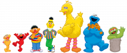 Big Bird Elmo Sesame Street characters Clip art - unicorn birthday ...