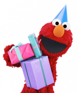 Sesame Street Elmo With Gifts transparent PNG - StickPNG