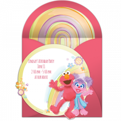 Free Elmo and Abby Online Invitation - Punchbowl.com